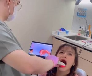 dentist scanning